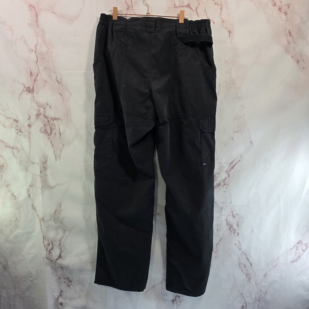 511 Tactical Pants Mens 36 X 32 Black Cotton Taclite Pro Ripstop 74273 5.11